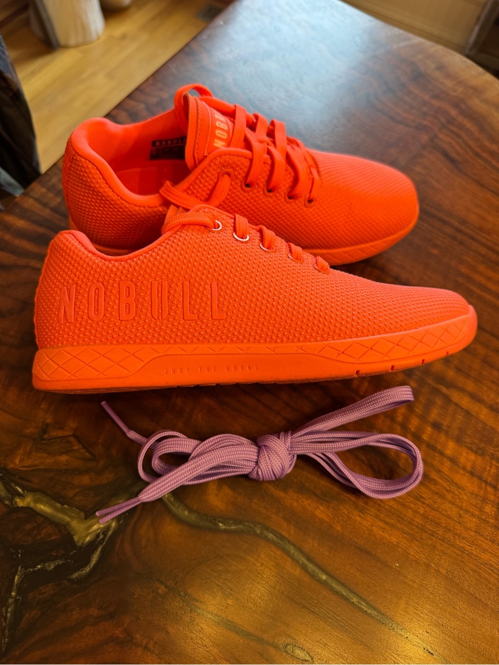NOBULL Women’s 7.5 Training Shoes - Bright Orange